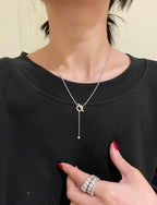 ??Loco?¡¥FINESSE SILVER DIAMOND NECKLACE