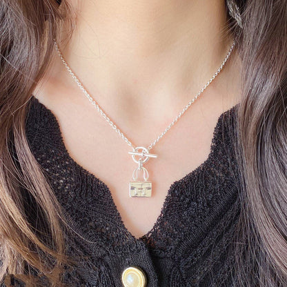 [moco jewelrys]CONSTANCE PEDANT SILVER NECKLACE