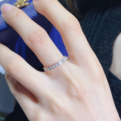 [moco jewelrys]BEE LOVE DIAMOND PAVED SMALL RING