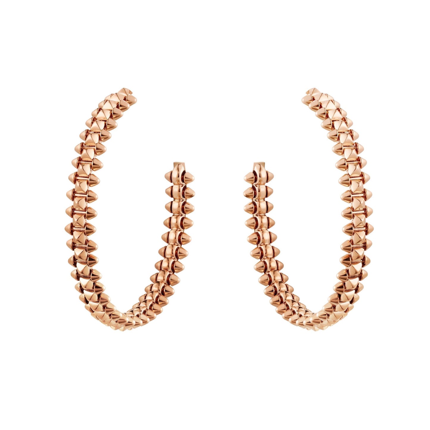 [moco jewelrys]CLASH LARGE HOOP EARRINGS