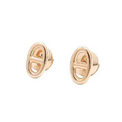 [moco jewellerys]チェーン スモール イヤリング ゴールド＆シルバー