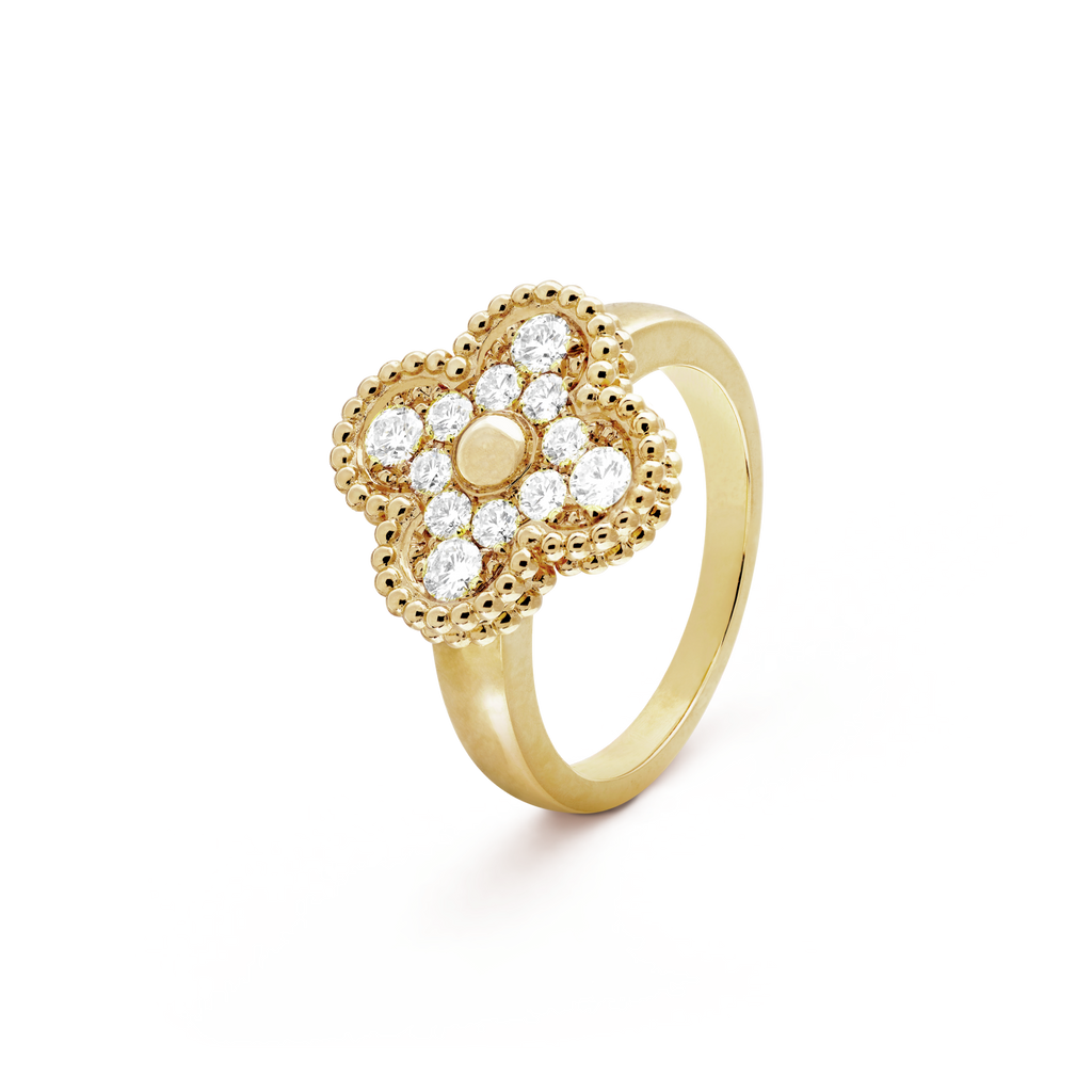 ??Loco?¡¥CLOVER DIAMOND RING