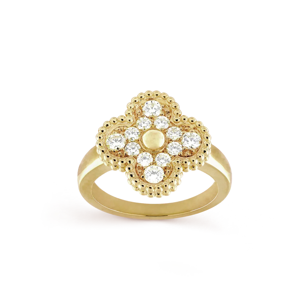 ??Loco?¡¥CLOVER DIAMOND RING