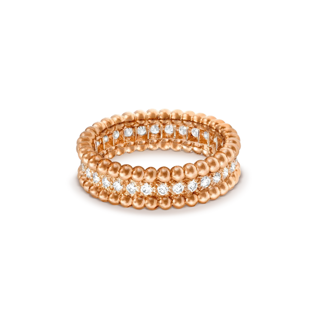 ??Loco?¡¥PERLEE DIAMOND ROSE GOLD RING