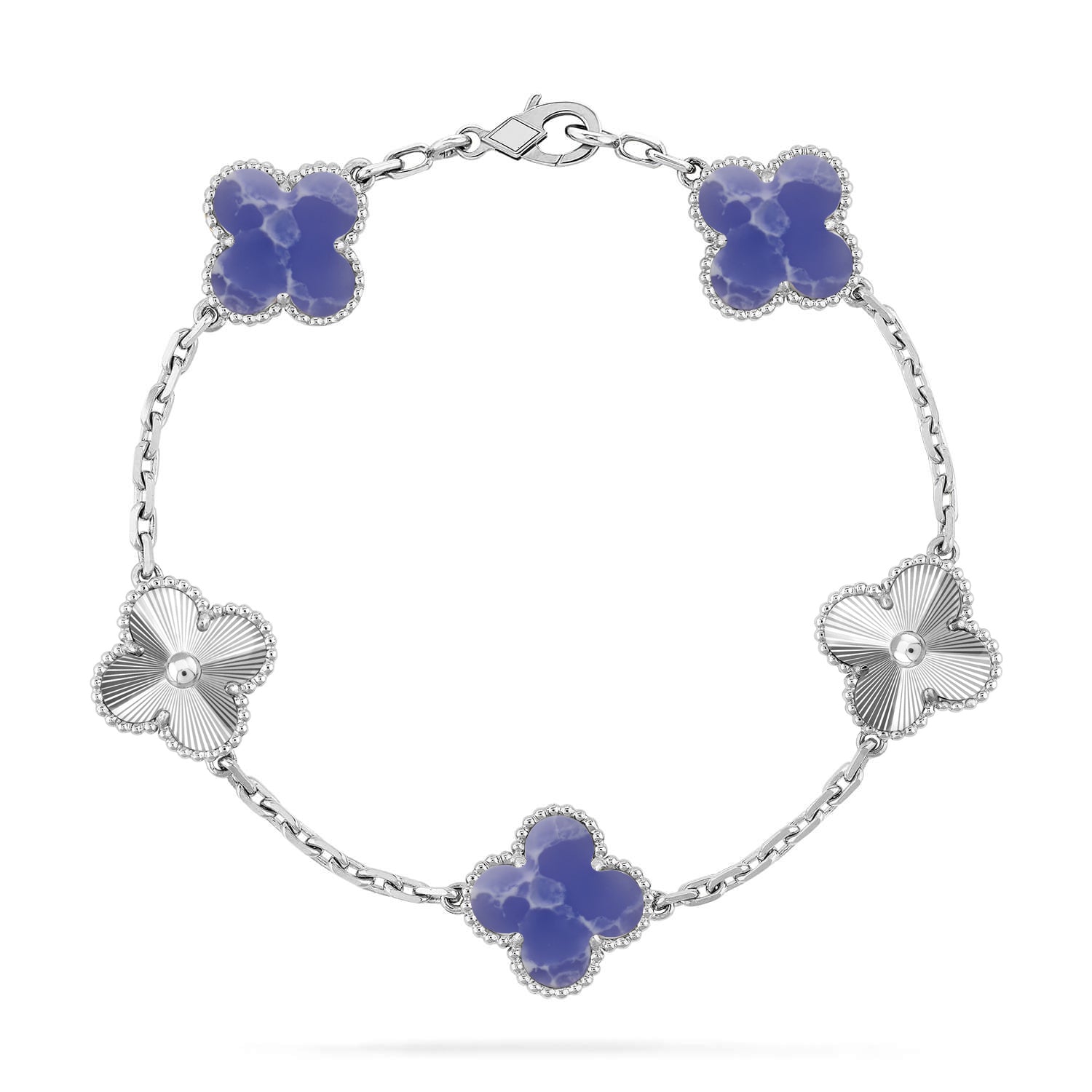 [Loco]New CLOVER 5 MOTIF BLUE VEINS BRACELET COLLECTION