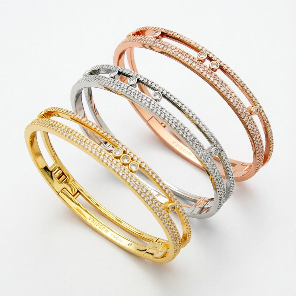 [moco jewelrys]Move Romane pavé bangle