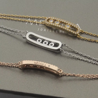 [moco jewelrys] Move Classique pavé bracelet