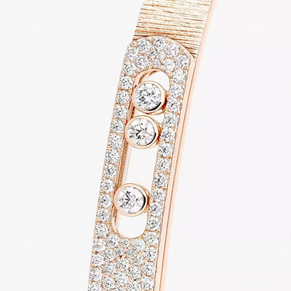 [moco jewelrys]2026 BRAND-NEW FROSTED BRACELET WITH DIAMONDS THREE COLORS