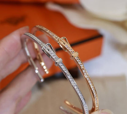 [moco jewelrys]DIAMOND-ENCRUSTED BRACELET THREE COLORS