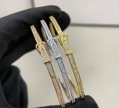 [moco jewelrys]DIAMOND-ENCRUSTED BRACELET THREE COLORS