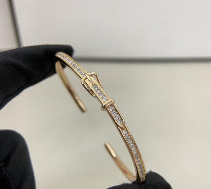 [moco jewelrys]DIAMOND-ENCRUSTED BRACELET THREE COLORS