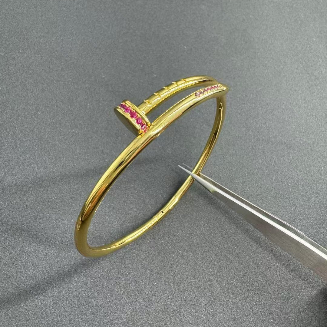 [moco jewelrys JURI]JUSTE BRACELET 2.5MM DIAMONDS NEW
