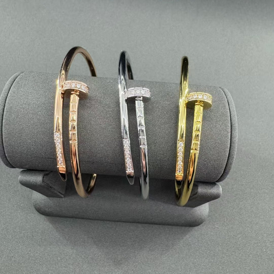 [moco jewelrys JURI]JUSTE BRACELET 2.5MM DIAMONDS NEW