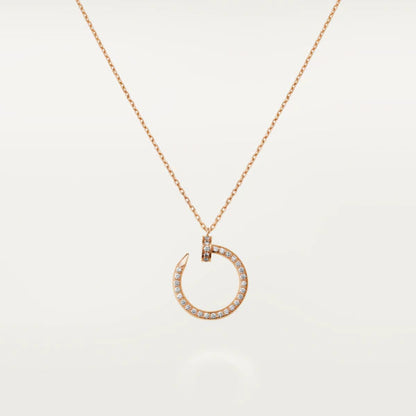 [moco jewellerys]JUSTE ネックレス ピンクゴールド ダイヤモンド