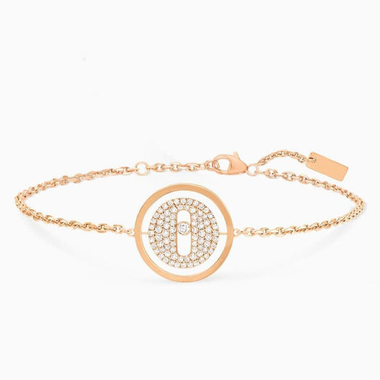 [moco jewelrys]LUCKY MOVE DIAMOND PAVED BRACELET