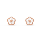 ??Loco?¡¥LUCKY PINK GOLD WHITE MOP EARRINGS