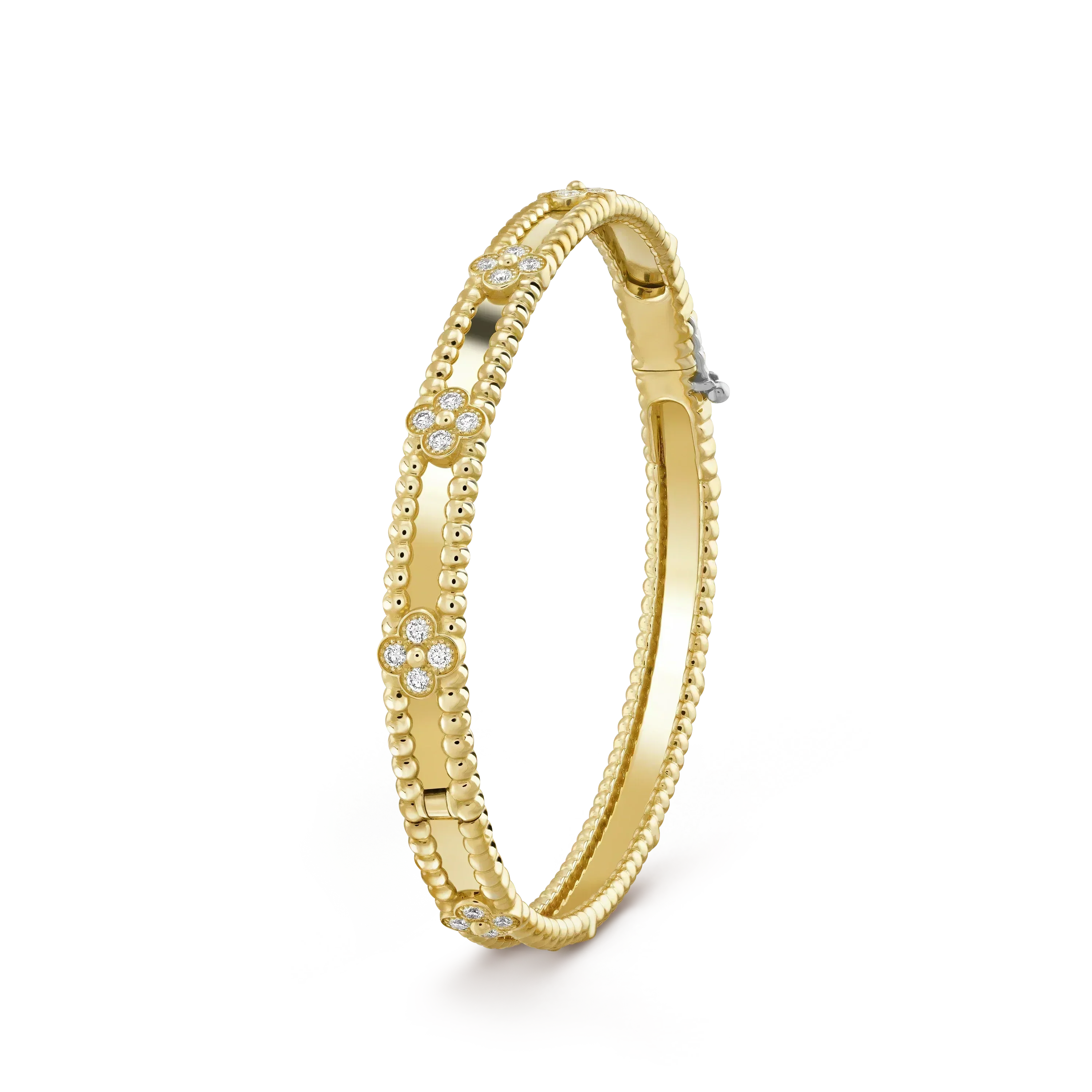 ??Loco?¡¥CLOVER BRACELET 4MM DIAMONDS