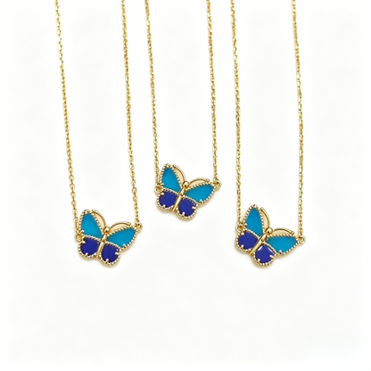 [moco jewelrys JURI] 2026 NEW LUCKY BUTTERFLY 1 MOTIFS NECKLACE