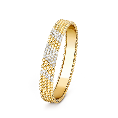 [moco jewelrys JURI]  FIVE-ROW DIAMOND BRACELET