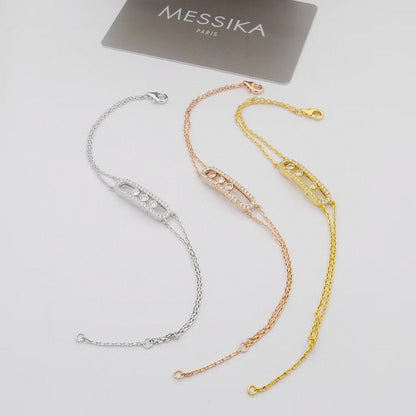 [moco jewelrys] Move Classique pavé bracelet
