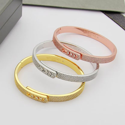 [moco jewelrys]Move Noa Full Pavé Diamond Bangle Bracelet