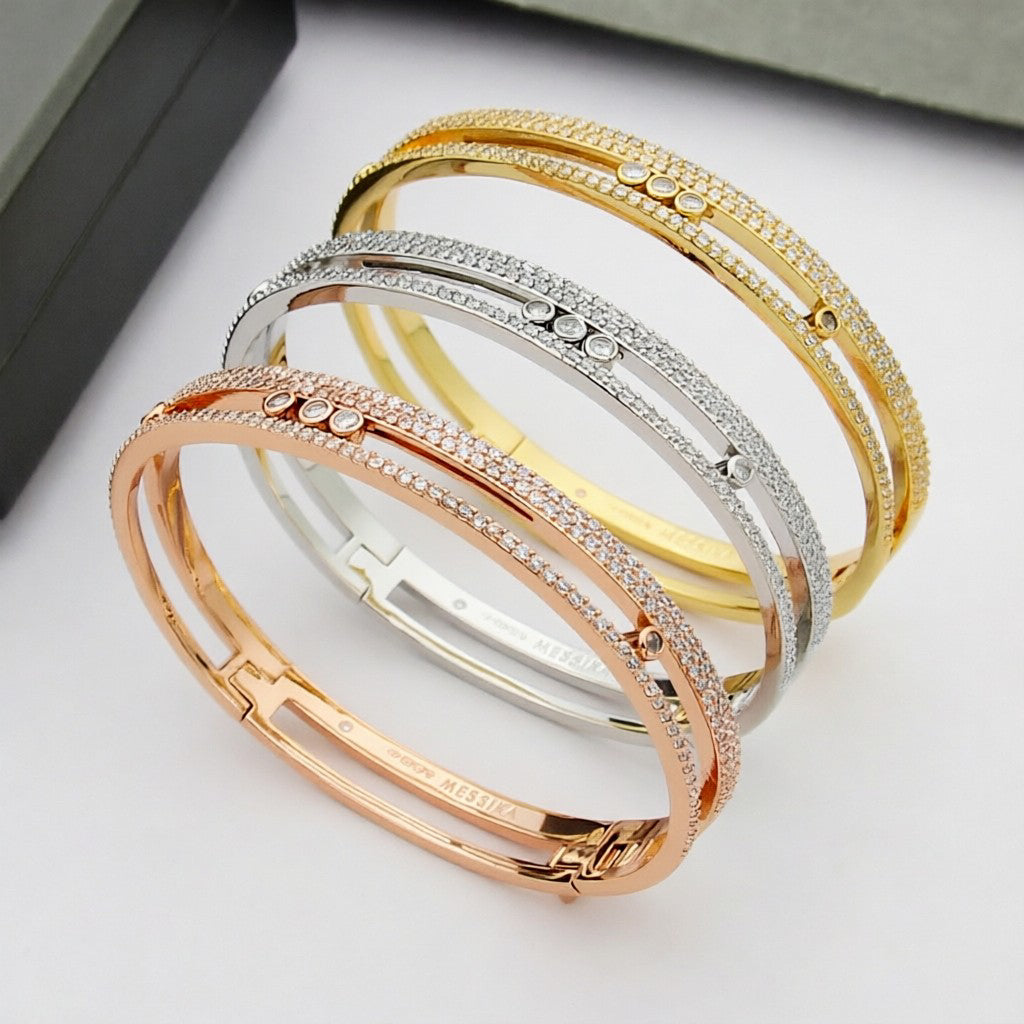 [moco jewelrys]Move Romane pavé bangle