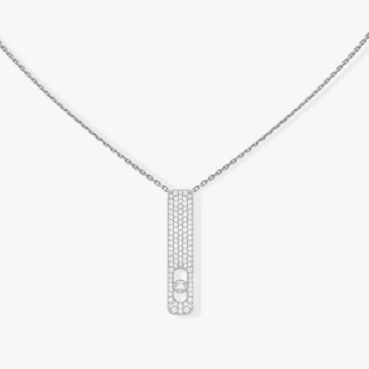 [moco jewelrys]MY FIRST DIAMOND PAVED NECKLACE