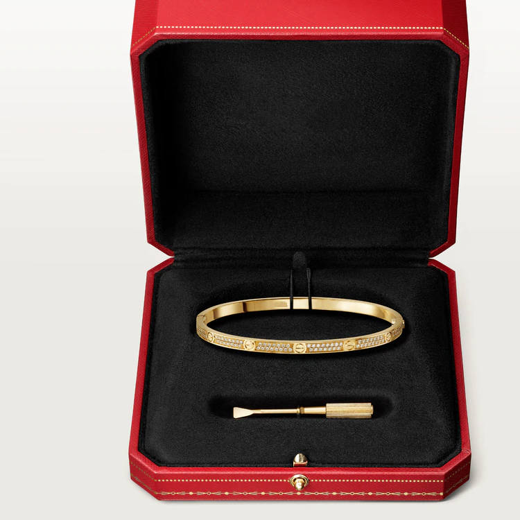 ??Loco?¡¥LOVE BRACELET 3.65MM DIAMOND-PAVED