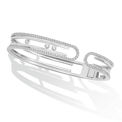 [moco jewelrys]MOVE 10TH PAVED DIAMOND BRACELET
