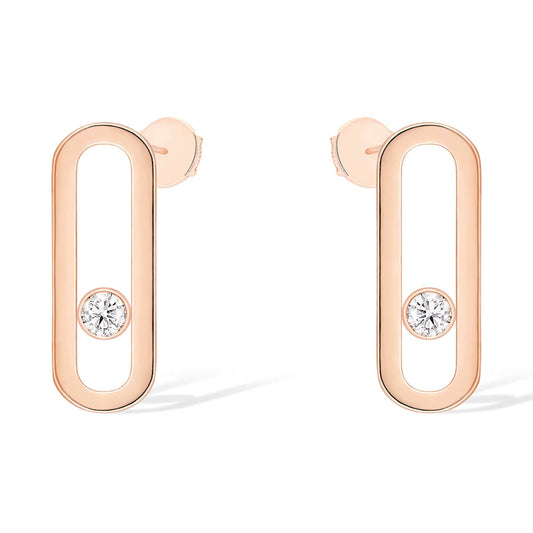 [moco jewelrys]MOVE UNO SMALL 1 DIAMOND EARRINGS
