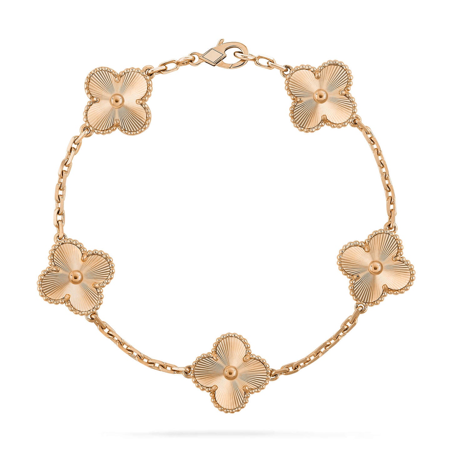 [Moco jewelrys] CLOVER 5 MOTIF LASER BRACELET COLLECTION