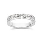 ??Loco?¡¥ALLIANCE LIENS VIDENCE PAVED DIAMOND 4MM RING