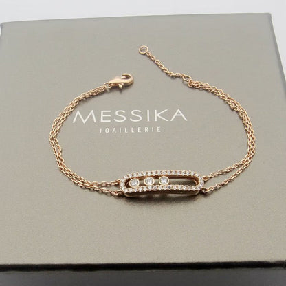 [moco jewelrys] Move Classique pavé bracelet
