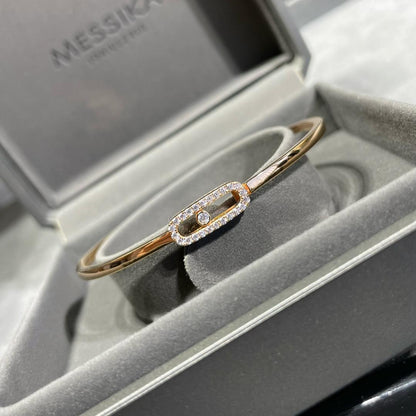 [moco jewelrys]Move Uno pavé flex bangle medium