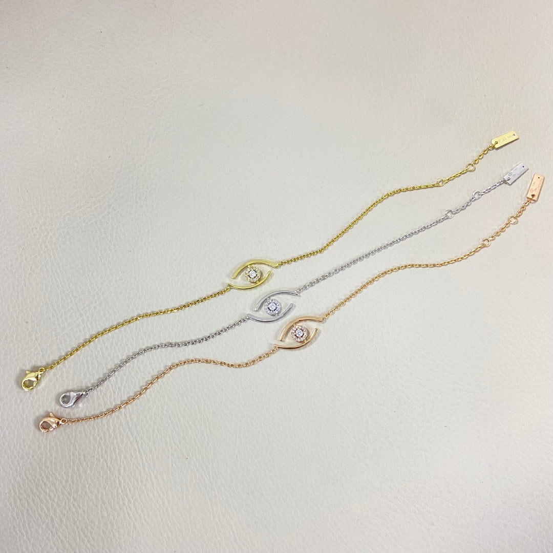 [moco jewelrys]Lucky Eye Pave-Set Diamond Bracelet