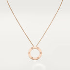 ??Loco?¡¥LOVE NECKLACE 16MM 3 DIAMONDS