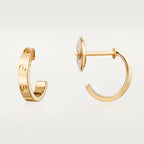 ??Loco?¡¥LOVE EARRINGS 2.65MM PINK GOLD