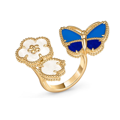 [moco jewelrys JURI]LUCKY SPRING BUTTERFLY OPEN-FACE RINGS