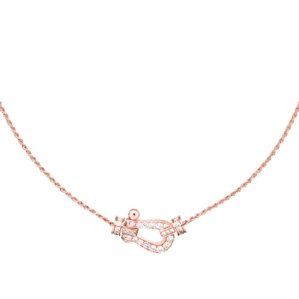 ??Loco?¡¥FORCE 10 PINK GOLD DIAMOND NECKLACE