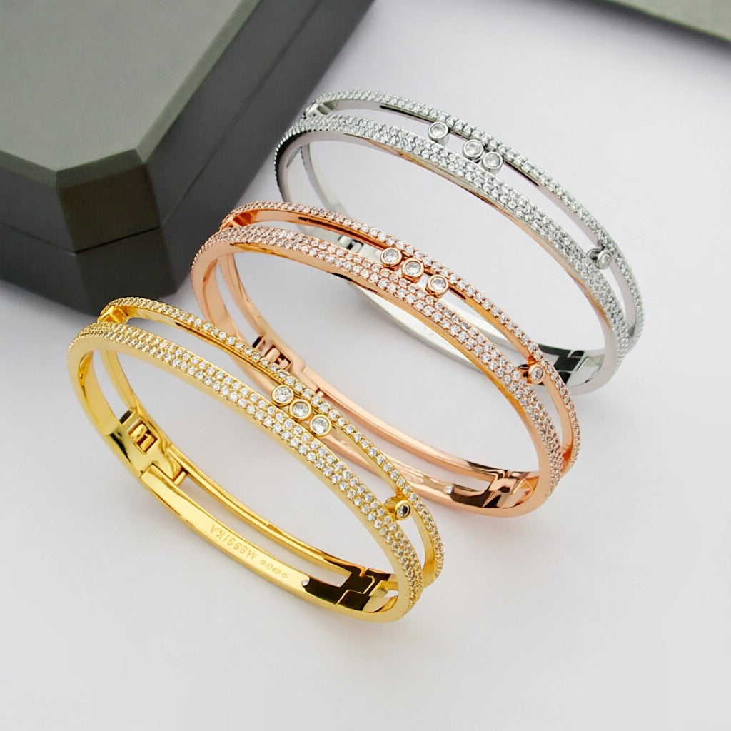 [moco jewelrys]Move Romane pavé bangle