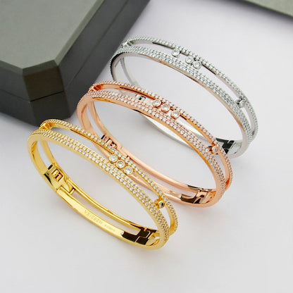 [moco jewelrys]Move Romane pavé bangle