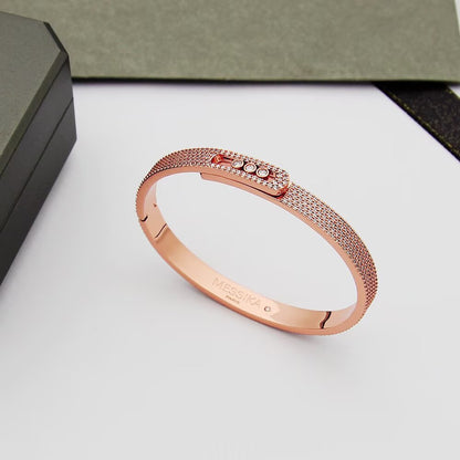 [moco jewelrys]Move Noa Full Pavé Diamond Bangle Bracelet