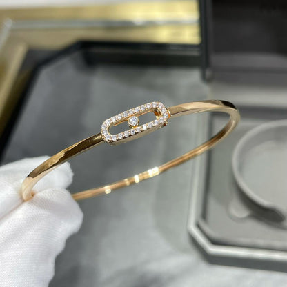 [moco jewelrys]Move Uno pavé flex bangle medium