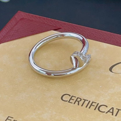 [moco jewelrys]JUSTE RING 2.65MM Silver DIAMOND