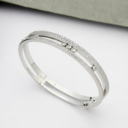 [moco jewelrys]Move Romane pavé bangle