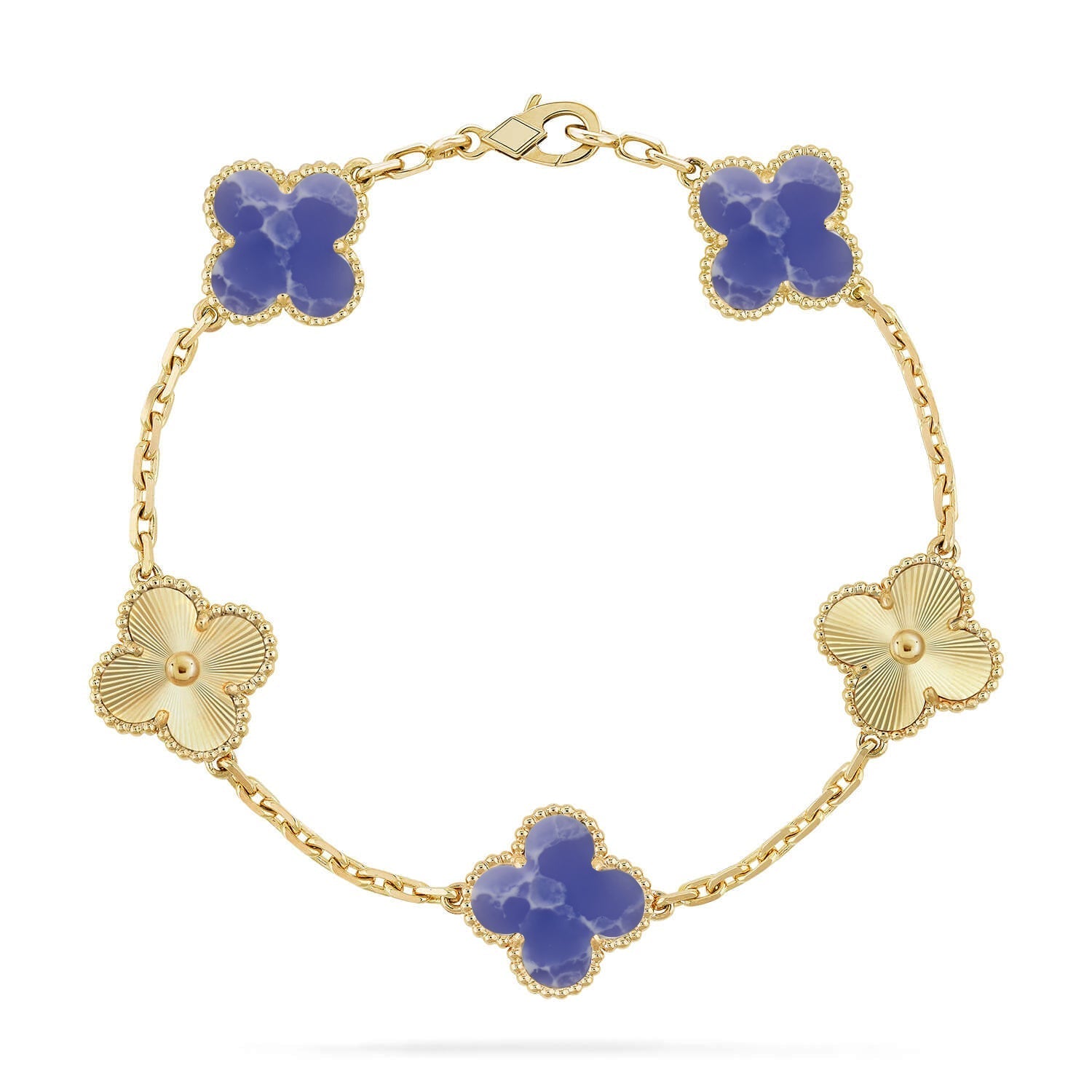 [Loco]New CLOVER 5 MOTIF BLUE VEINS BRACELET COLLECTION