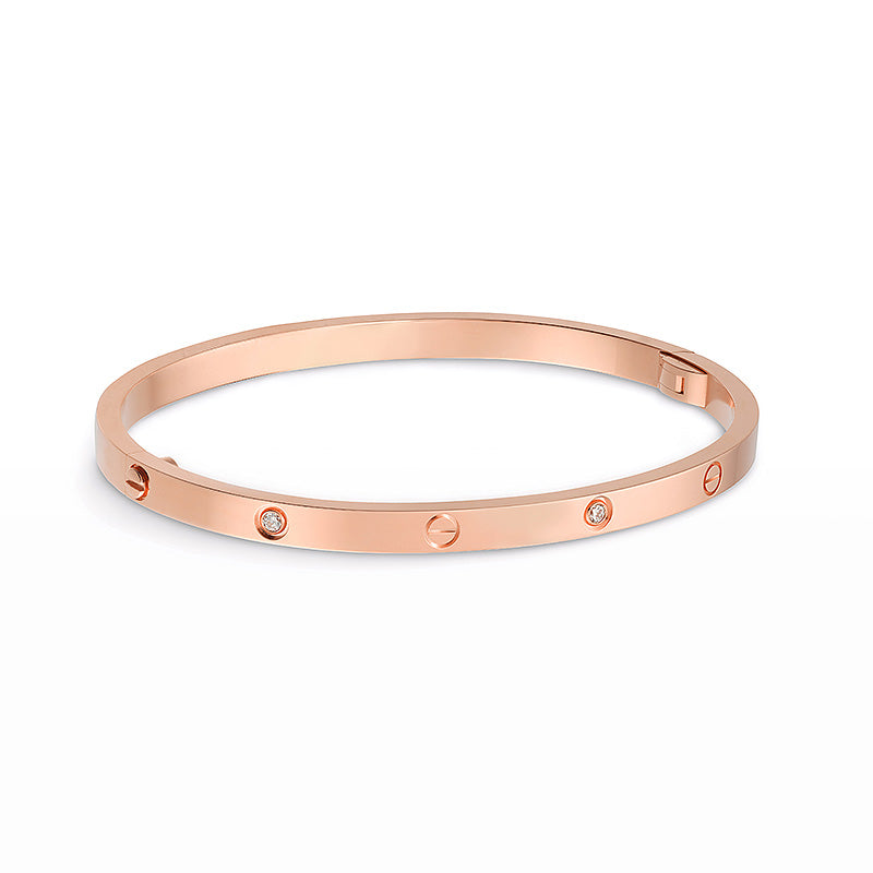 [moco jewelrys] LOVE ARMBAND 3,65 MM 6 DIAMANTEN