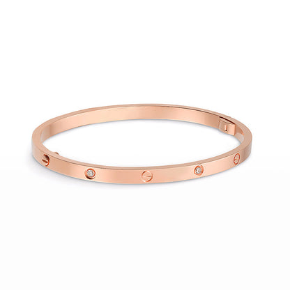 [moco jewelrys] LOVE ARMBAND 3,65 MM 6 DIAMANTEN