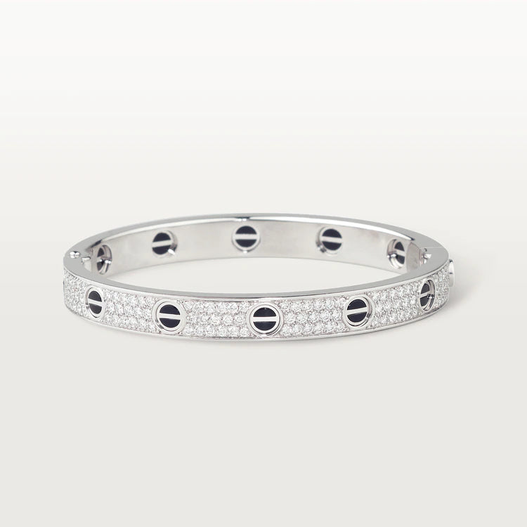 ??Loco?¡¥LOVE BRACELET 6.1MM DIAMOND-PAVED CERAMIC
