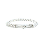 ??Loco?¡¥KELLY CHAIN SILVER DIAMOND BRACELET